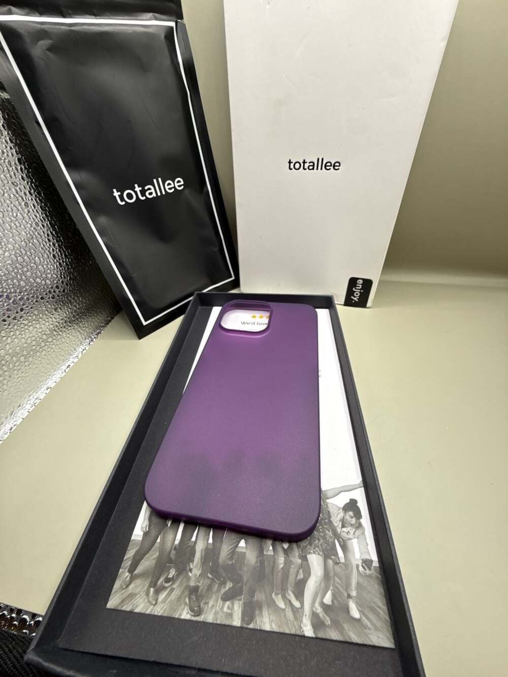 Totallee Thin iPhone 14 Pro Max Case - Deep Purple